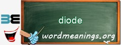 WordMeaning blackboard for diode